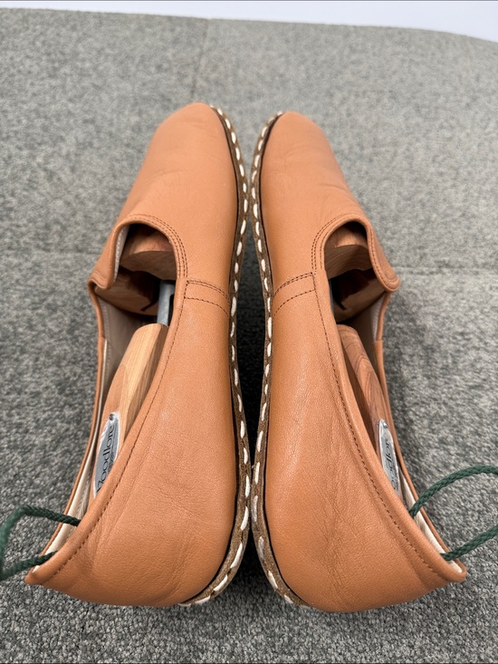 Nefes Shoes Mens 12 Handmade Slip-On Leather Loafers Barefoot Grounding Minimal main image 9